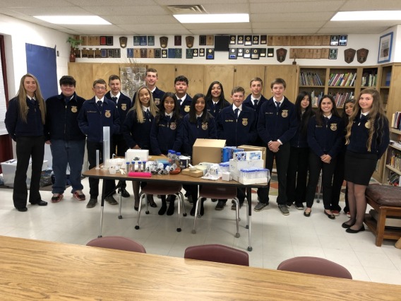 FFA students from Roy, NM with SBAR kit