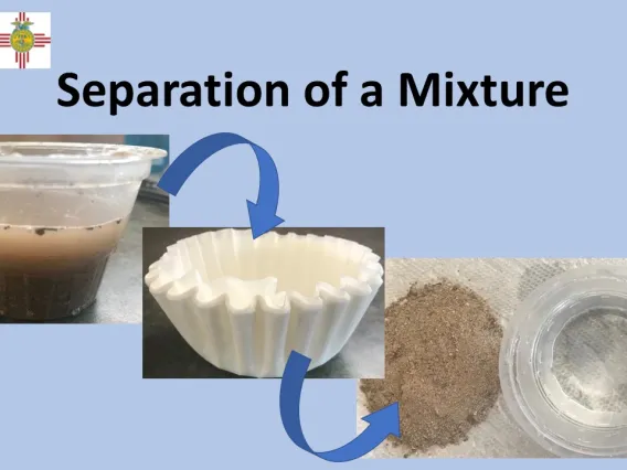 Separation of a Mixture Title Slide