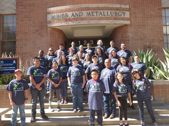 SBAR Biofuels 4-H Summer Camp participants at the University of Arizona in Tucson (July 2018)