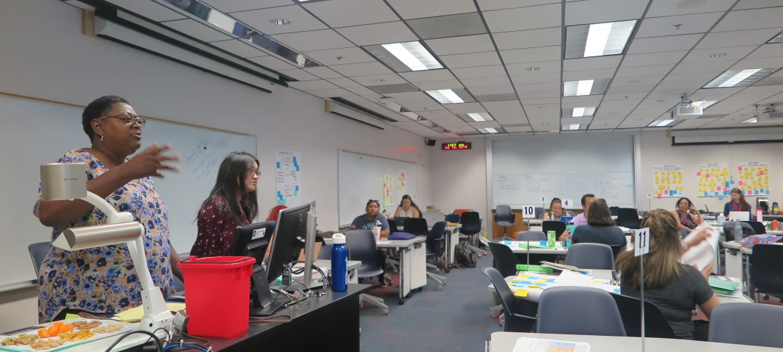SBAR Teacher Felecia Hinton-Causey and Fellow Tenzin Phakdon