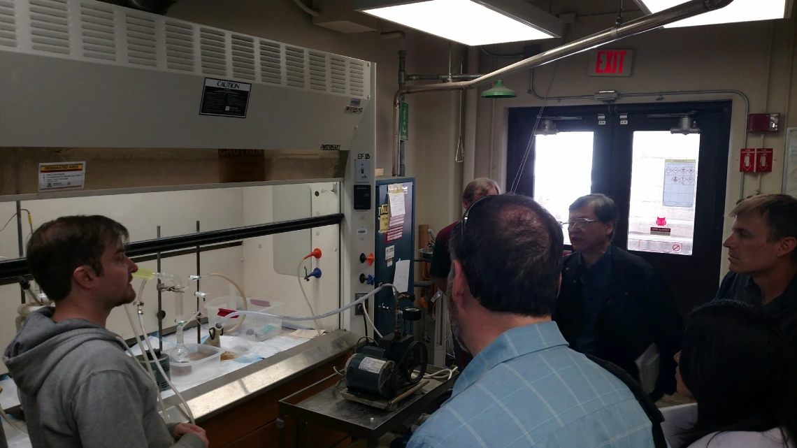 Chemical Engineering Distillation Set-Up at UArizona