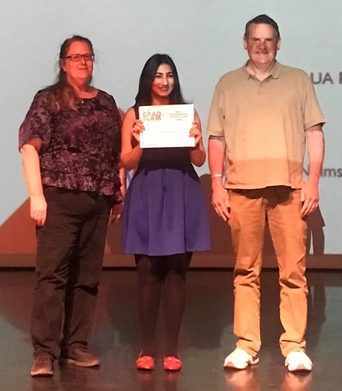 SBAR affiliates, Dr. Raina Maier, Hadiqa Maqsood, Dr. Peter Waller.