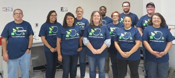 SBAR Fellows from the University of Arizona and New Mexico State University stand with their SBAR Teacher Mentors.